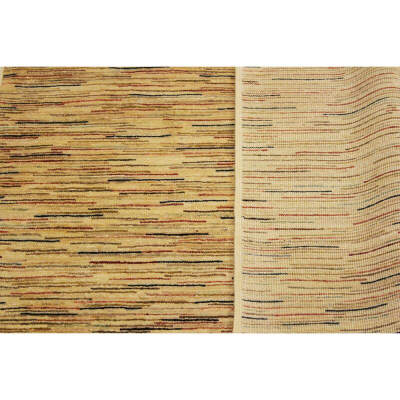 Boho Earthline Gabbeh Hand Knotted Wool Area Rug