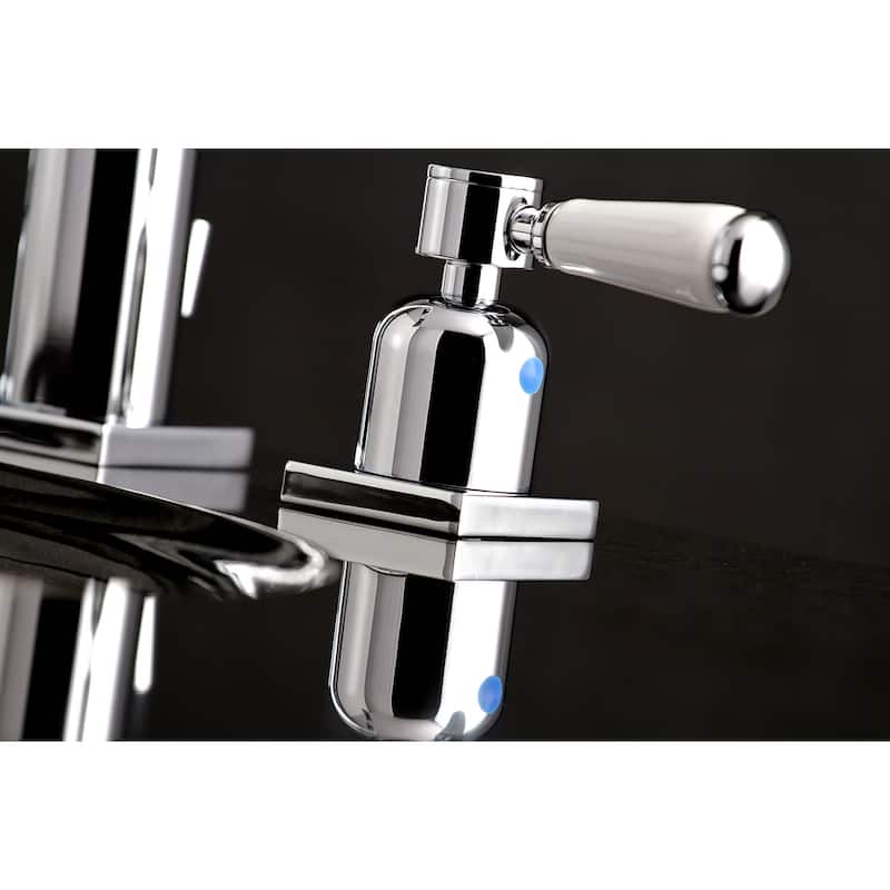 Kingston Brass Paris 1.2 GPM Widespread Bathroom Faucet with Pop-Up