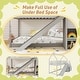 preview thumbnail 18 of 18, Costway Twin Over Twin Bunk Bed with Slide & Staircase with Storage