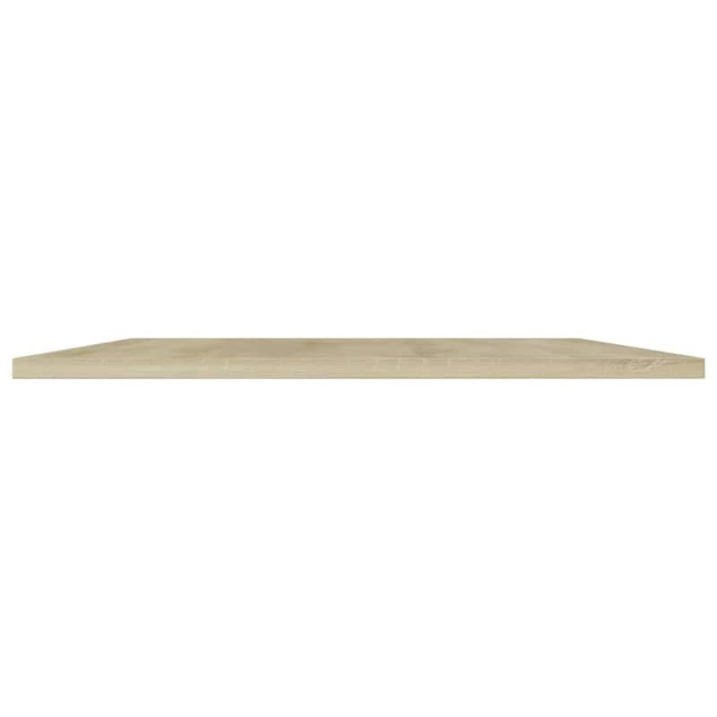 vidaXL Bookshelf Boards 4 pcs Sonoma Oak 23.6"x19.7"x0.6" Chipboard