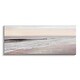 preview thumbnail 1 of 8, Stupell Tropical Waterfront Sunrise Incoming Tide beach Panoramic Photography Canvas Wall Art - White 30 x 13