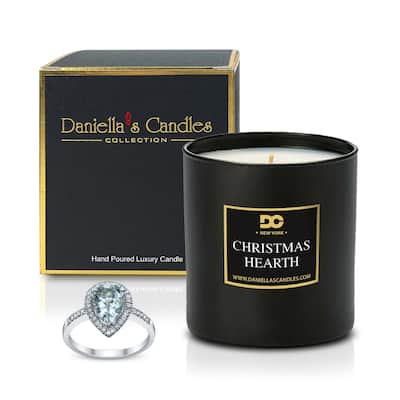 DANIELLA'S CANDLES Christmas Hearth Jewelry Candle