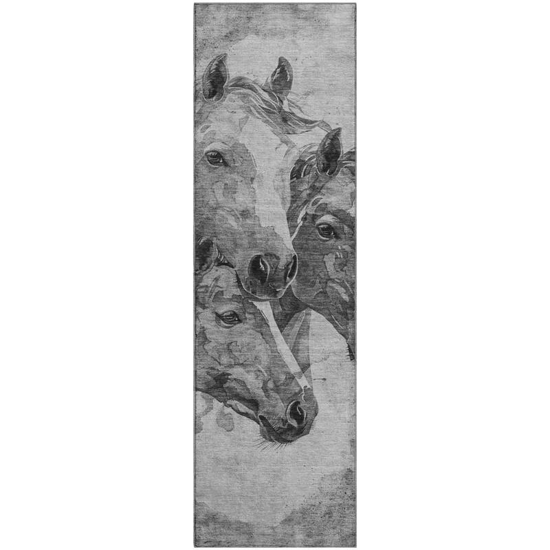 Premium Washable Super Soft Majestic Horses Mayfield Rug