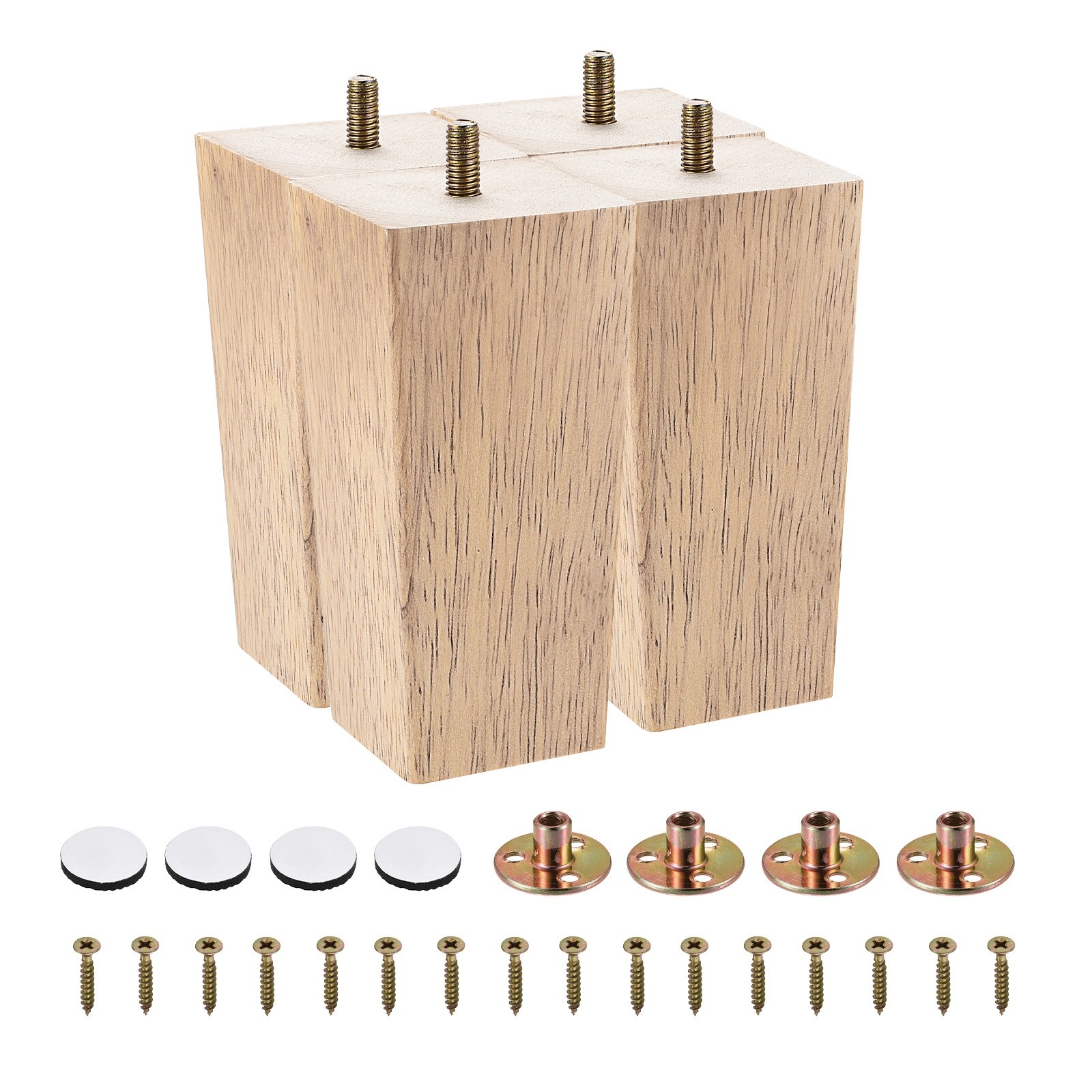 Square wooden best sale sofa legs