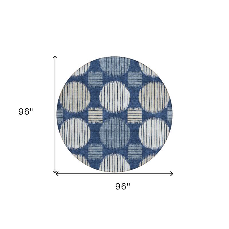 HomeRoots Geometric Transitional Rectangle Outdoor Rug