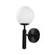 preview thumbnail 7 of 8, 1-light Glass Globe Wall Sconce