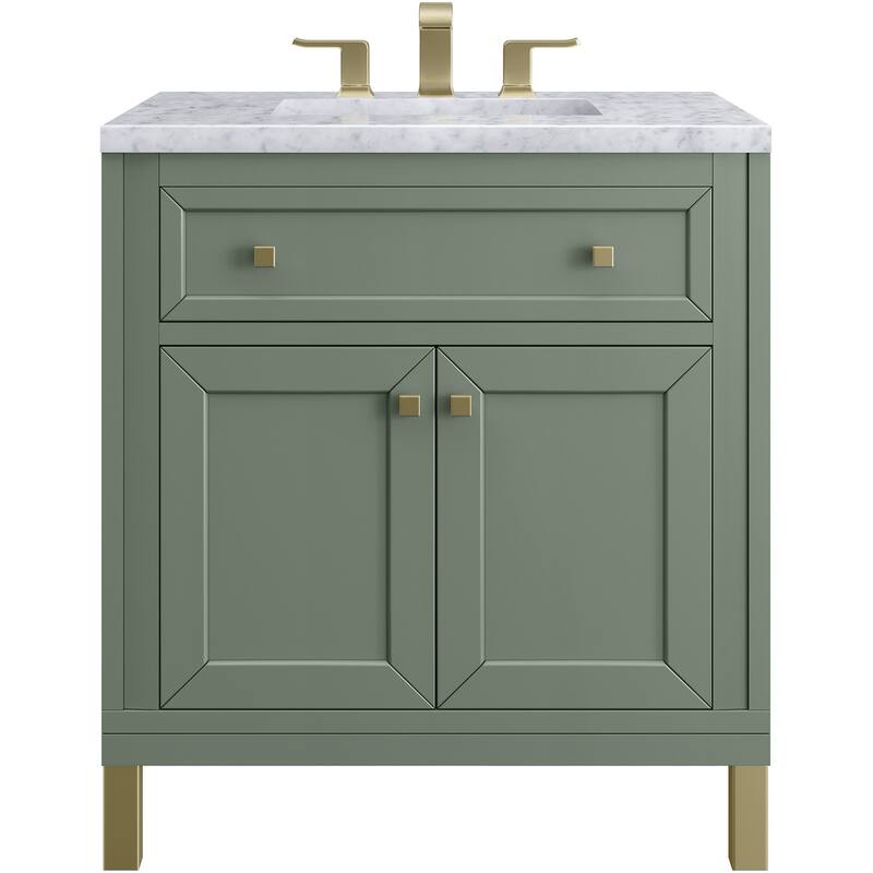 James Martin Vanities 503-V30-3CAR Chicago 30" Free Standing Single - Smokey Celadon