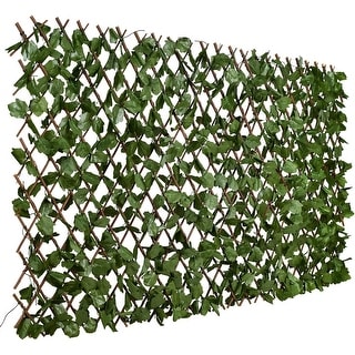 Outdoor Fence Privacy Screen for Balcony Patio,Decorative Faux Ivy ...