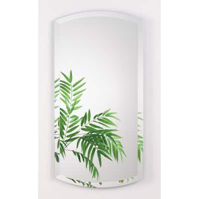 Alno 15-1/8 x 30 Inch Frameless Arched Mirror