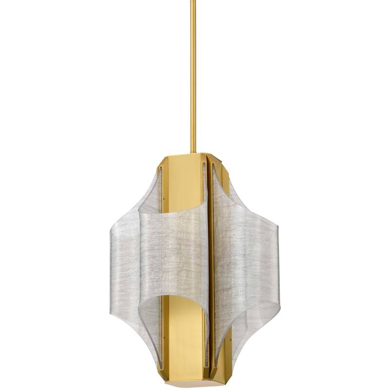 Nuvo Lighting 62/2412 Idris 13" Wide LED Pendant - Vintage Brass