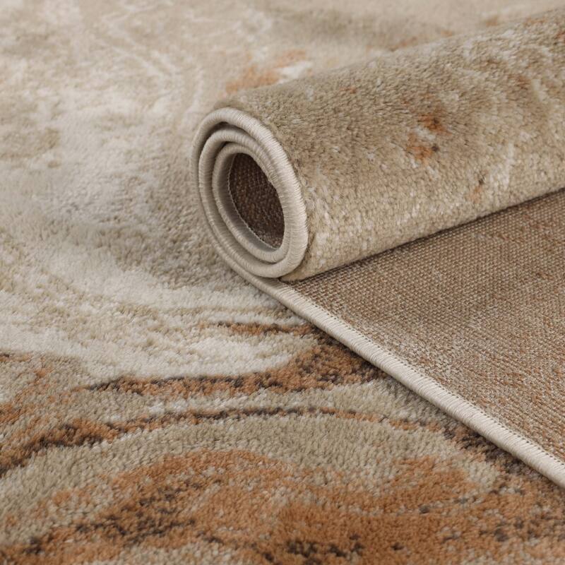 Superior Morwenna Modern Abstract Watercolor Indoor Area Rug or Runner