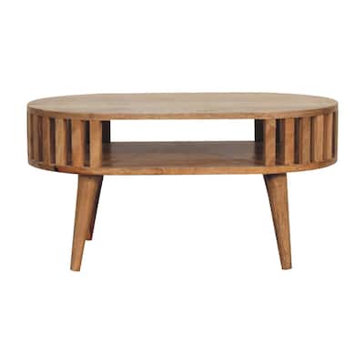 Modern Style Console Table Wood Table Top,Leisure Coffee Table With Storage Space