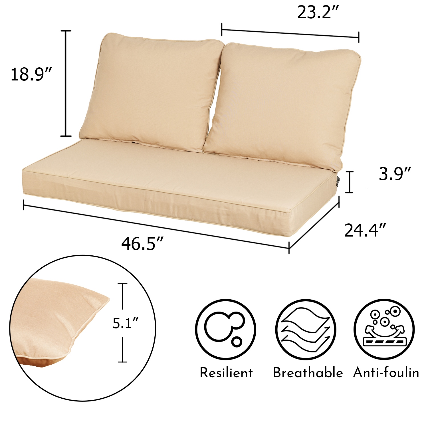 28 deep outdoor cushions outlet