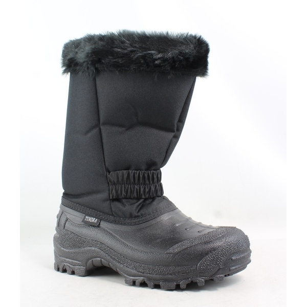 Tundra Womens Glacier Black Snow Boots Size 6
