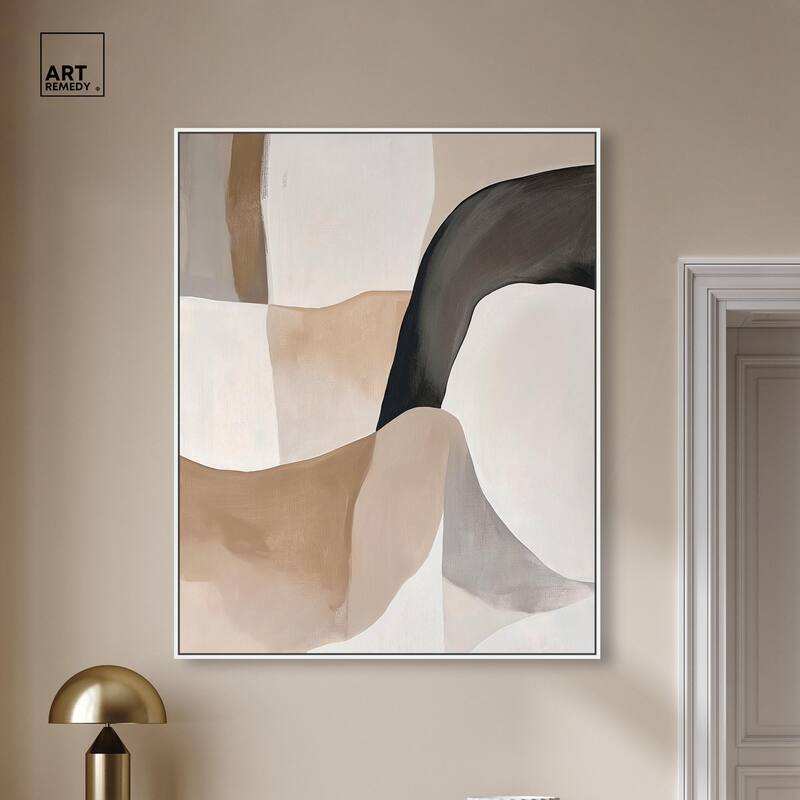 Curvilinear Composition I Canvas by Art Remedy