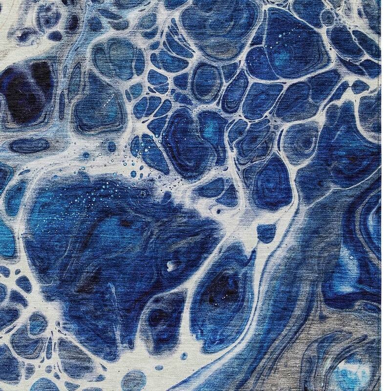 HomeRoots Nautical Transitional Rectangle Outdoor Rug