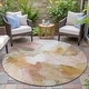 preview thumbnail 101 of 118, Machine Washable Indoor/Outdoor Abstract Dream Chantille Rug Mauve - 8' x 8'