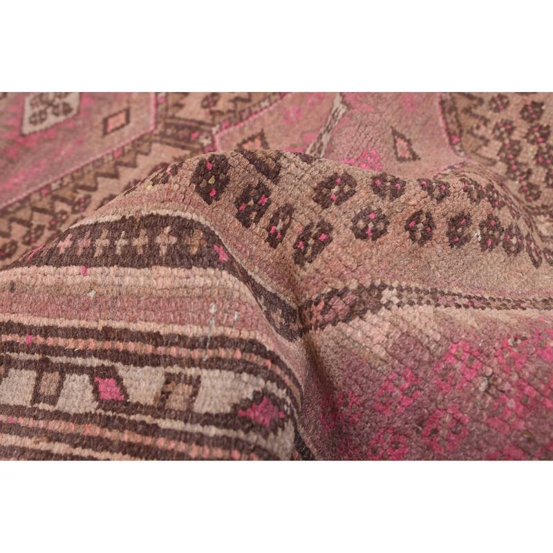 ECARPETGALLERY Hand-knotted Antalya Vintage Brown Wool Rug - 3'5 x 6'9