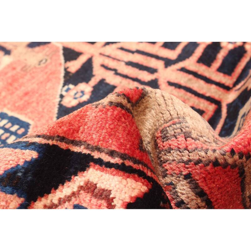 ECARPETGALLERY Hand-knotted Andelz Red Wool Rug - 2'11 x 10'5