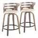 preview thumbnail 6 of 47, Carson Carrington Cranagh 24" Upholstered Counter Stools (Set of 2)