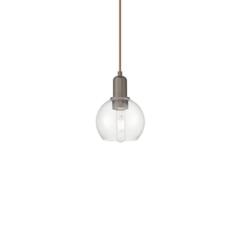 Innovations Lighting 716-1P-9-6 Athens Pendant Athens 6" Wide Mini - Oil Rubbed Bronze / Clear