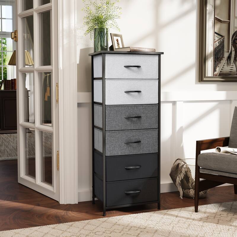 VredHom 6 Drawers Vertical Dresser Storage Tower
