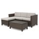 preview thumbnail 29 of 39, Moses 5-piece Outdoor Wicker Polyester Sofa Set