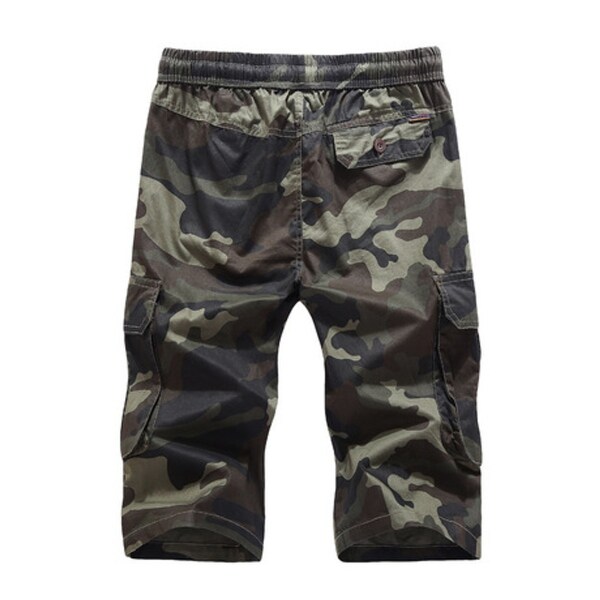 classic fit stretch military shorts