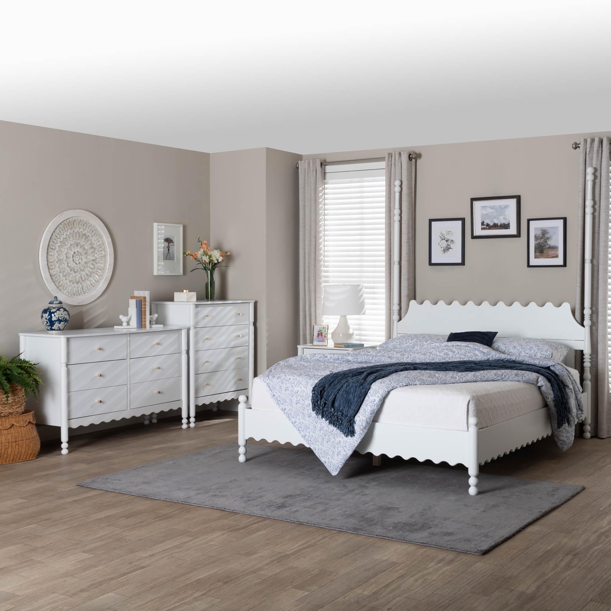matching dresser and nightstand Haven + Nightstands Set in Blonde | Easy Assembly | 1 Year Warranty roomy drawers Nightstands and dressers should be