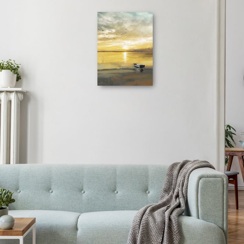 Night Flight By Studio Arts Canvas Art Print