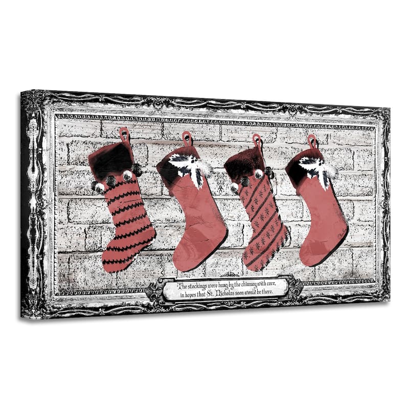 Ready2HangArt 'Stockings' Holiday Canvas Wall Art by Olivia Rose