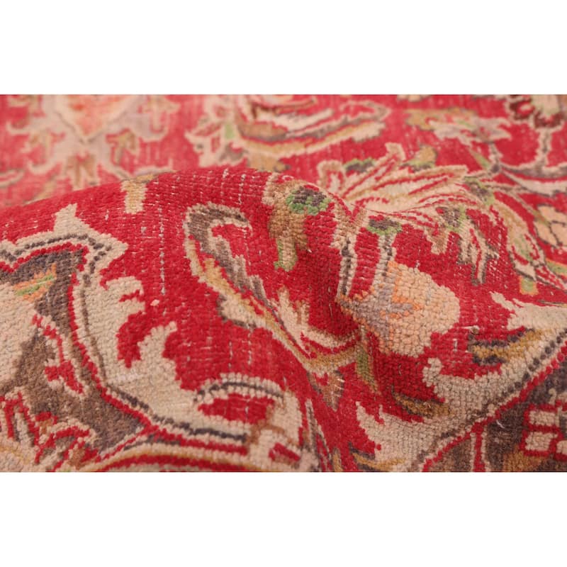 ECARPETGALLERY Hand-knotted Antalya Vintage Red Wool Rug - 9'7 x 12'4