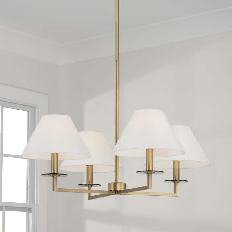 Gilda 4-Light Chandelier - 29.75"W x 19.75"H