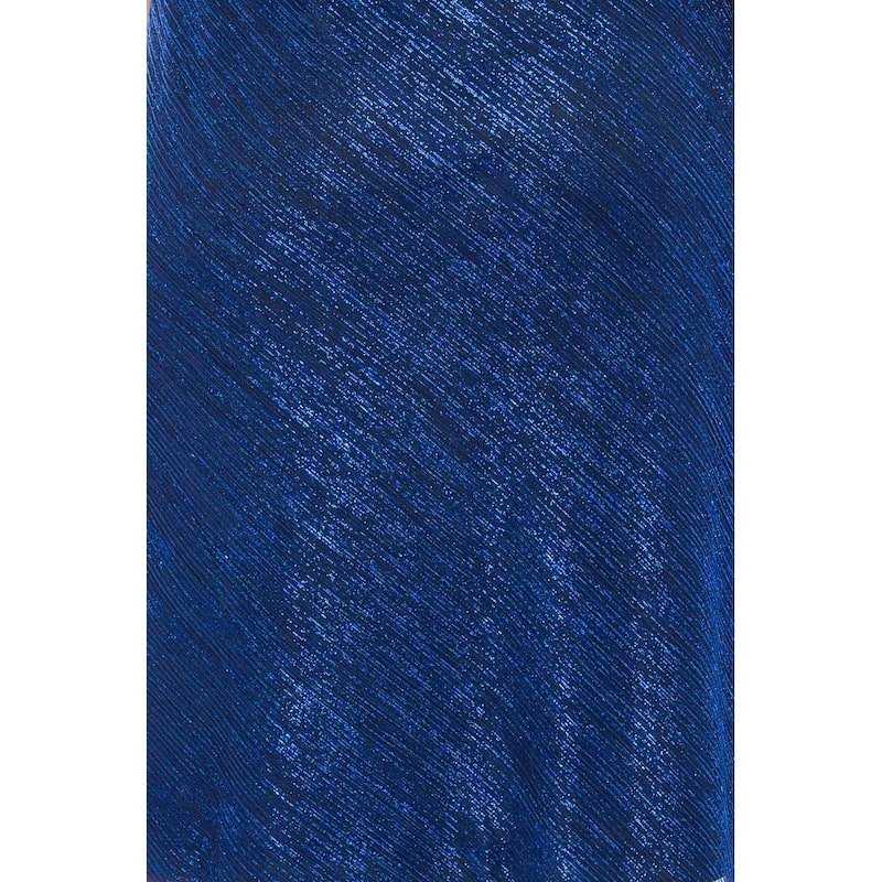 Pleat Cowl Midi Dress