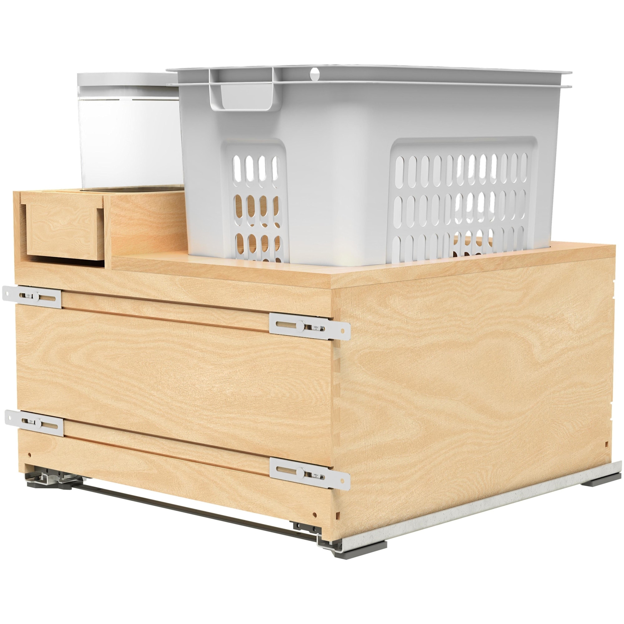 Rev-A-Shelf 4WHOX-24DMSC-1 Wood Classics 21"W Soft Close Pull Out Base