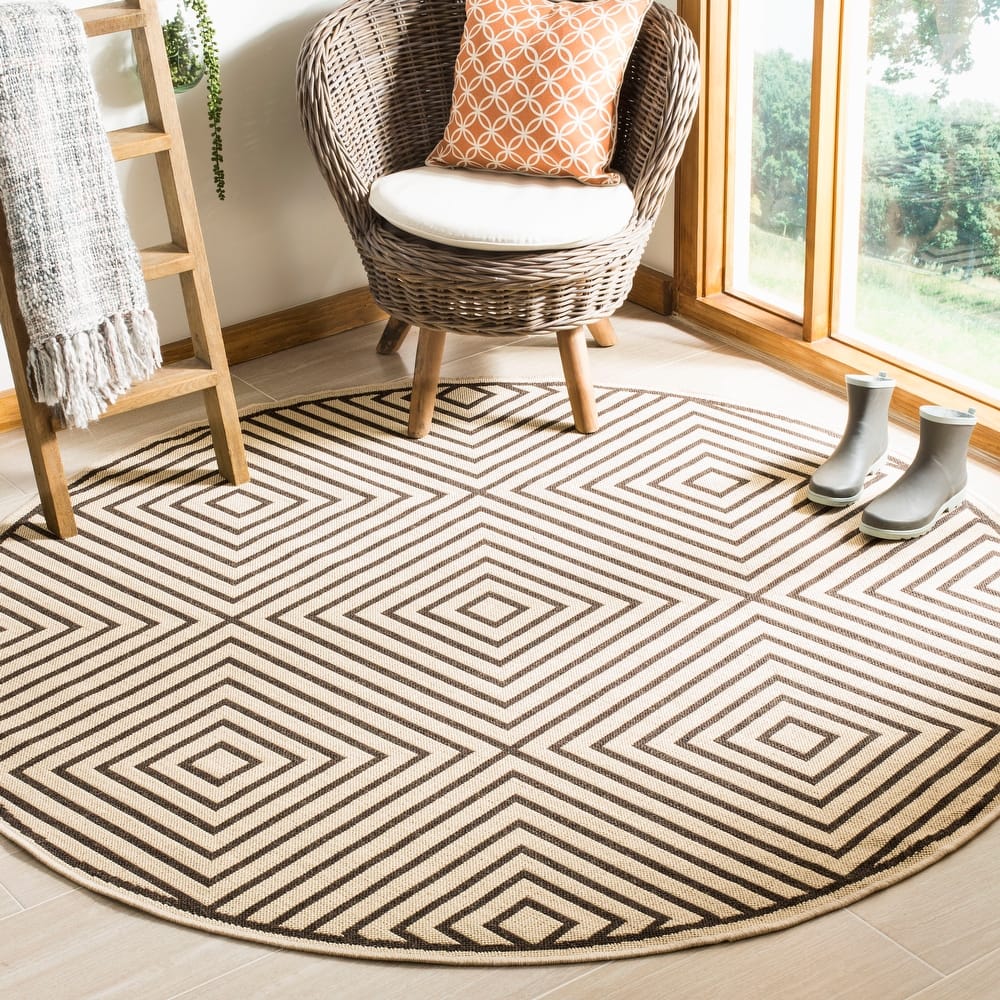 SAFAVIEH Linden Loris Indoor/ Outdoor Waterproof Patio Backyard Rug