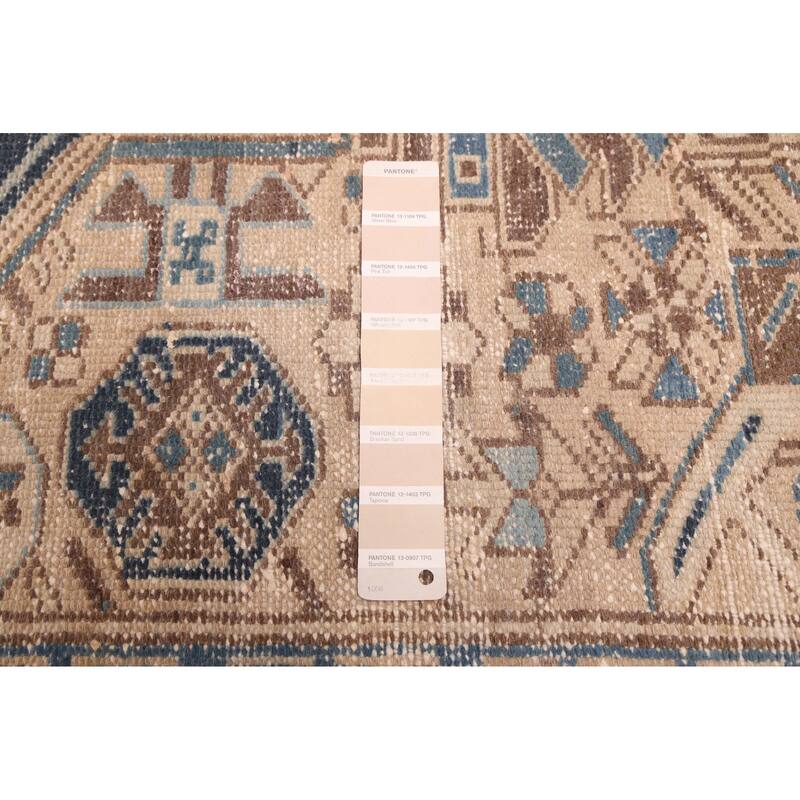 ECARPETGALLERY Hand-knotted Antalya Vintage Beige Wool Rug - 3'3 x 10'0