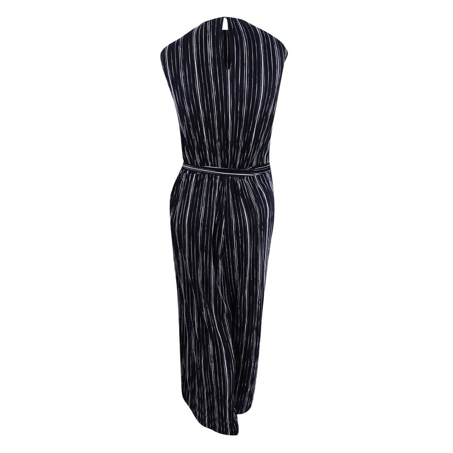 vince camuto lace trim jumpsuit