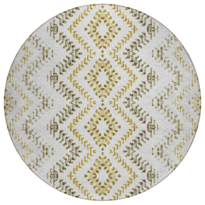 Machine Washable Indoor/ Outdoor Chantille Boho Global Rug
