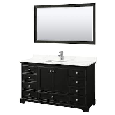 Wyndham Collection WCS202060S-QTZ-UNSM58 Deborah 60" Free Standing