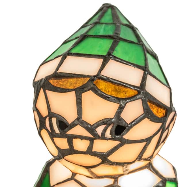 Meyda Tiffany 240399 Elf 7" Tall Green Novelty Specialty Lamp