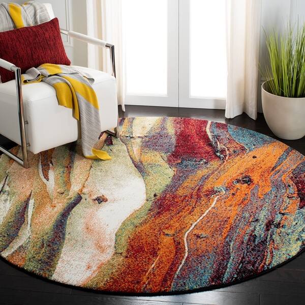 Shop Safavieh Glacier Bree Modern Abstract Rug On Sale