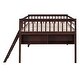 preview thumbnail 7 of 7, Full Size Solid Pine Wood Frame Loft Bed With Removable Desk and Cabinet