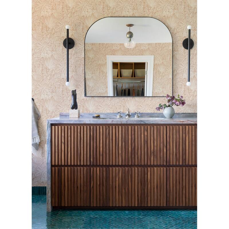 A-Street Prints Vita Blush Botanical Wallpaper