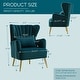 preview thumbnail 24 of 65, HOMYKA Modern Wingback Arm Chair Upholstered Accent Chair