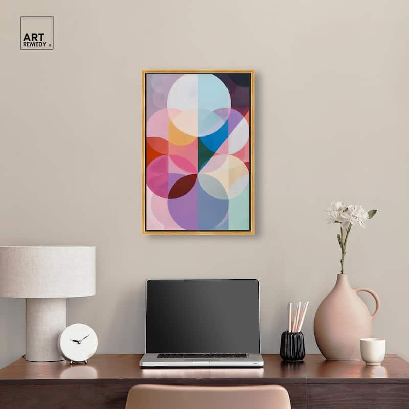 Oneiric Circles III Canvas by Art Remedy
