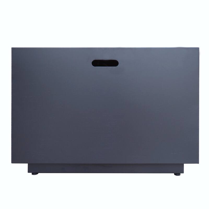 Outdoor Patio Propane Fire Pit, 24" H x 33" W Iron Gas-Burning Fire Pit - 50,000 BTU, Tank Inside