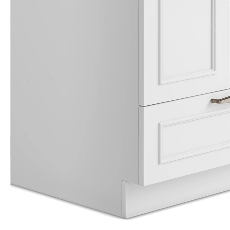 Martino Transitional Laundry Cabinet with Faucet and Stainless Steel Sink