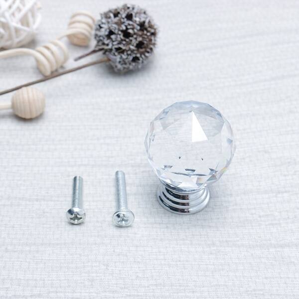 Shop Crystal Knobs Drawer Pull Handle Door Dresser Cabinet Silver