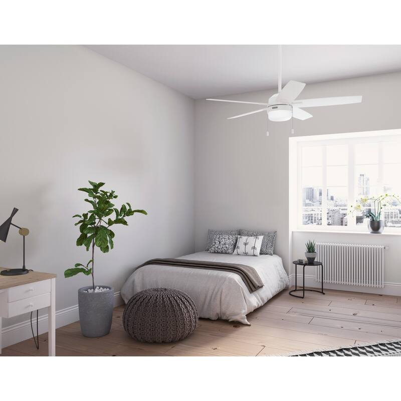 Hunter Anisten Ceiling Fan with LED Light Kit and Pull Chain - Casual Modern Contemporary - ENERGY STAR